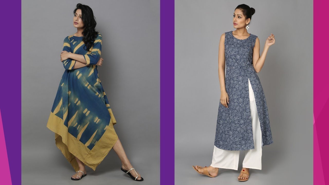 4 Colours Aleena Designer Silk Ethnic Wear Ready-made Buy Latest Kurti  Design Patterns